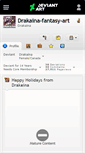 Mobile Screenshot of drakaina-fantasy-art.deviantart.com