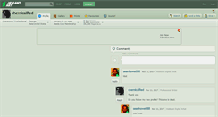 Desktop Screenshot of chemicalred.deviantart.com