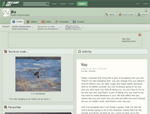 Tablet Screenshot of jku.deviantart.com