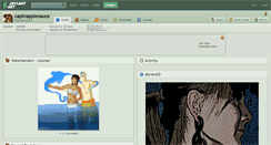 Desktop Screenshot of captnapplesauce.deviantart.com