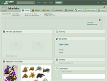 Tablet Screenshot of jaka-jaka.deviantart.com