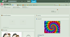 Desktop Screenshot of animagus716.deviantart.com