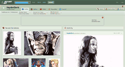 Desktop Screenshot of haydendavis.deviantart.com