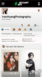 Mobile Screenshot of ivanhuangphotography.deviantart.com