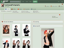 Tablet Screenshot of ivanhuangphotography.deviantart.com