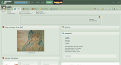 Desktop Screenshot of lmph.deviantart.com
