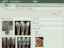 Tablet Screenshot of daksi.deviantart.com