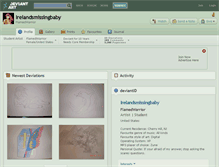 Tablet Screenshot of irelandsmissingbaby.deviantart.com