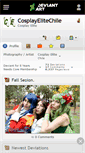 Mobile Screenshot of cosplayelitechile.deviantart.com