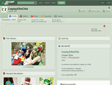 Tablet Screenshot of cosplayelitechile.deviantart.com