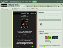 Tablet Screenshot of deviance-zine.deviantart.com