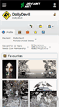 Mobile Screenshot of dollydevil.deviantart.com