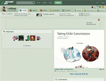 Tablet Screenshot of letipup.deviantart.com