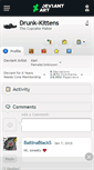 Mobile Screenshot of drunk-kittens.deviantart.com