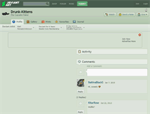 Tablet Screenshot of drunk-kittens.deviantart.com