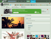 Tablet Screenshot of amine-yo.deviantart.com