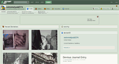 Desktop Screenshot of extremelyodd374.deviantart.com