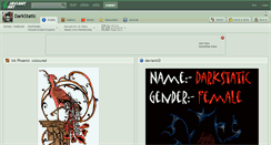 Desktop Screenshot of darkstatic.deviantart.com