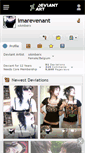 Mobile Screenshot of imarevenant.deviantart.com