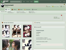 Tablet Screenshot of imarevenant.deviantart.com