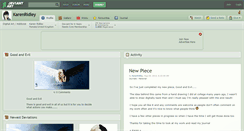 Desktop Screenshot of karenridley.deviantart.com