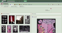 Desktop Screenshot of existrance.deviantart.com