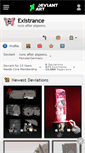 Mobile Screenshot of existrance.deviantart.com