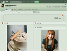 Tablet Screenshot of imperfectbeauty.deviantart.com