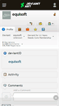Mobile Screenshot of equisoft.deviantart.com