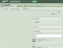 Tablet Screenshot of equisoft.deviantart.com