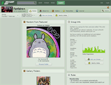 Tablet Screenshot of fanfaire.deviantart.com