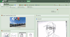 Desktop Screenshot of bearbbad.deviantart.com