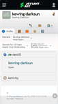 Mobile Screenshot of kewing-darksun.deviantart.com