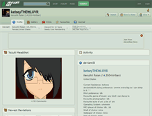 Tablet Screenshot of kelseythettluvr.deviantart.com