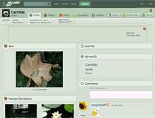Tablet Screenshot of carnildo.deviantart.com