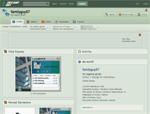 Tablet Screenshot of familyguy87.deviantart.com