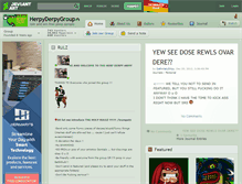 Tablet Screenshot of herpyderpygroup.deviantart.com