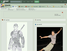 Tablet Screenshot of dimshik.deviantart.com