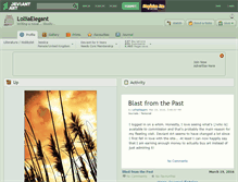 Tablet Screenshot of lolliaelegant.deviantart.com