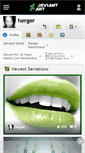 Mobile Screenshot of herger.deviantart.com