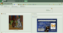 Desktop Screenshot of amberstarthunder.deviantart.com
