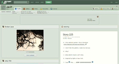 Desktop Screenshot of j4n3t.deviantart.com