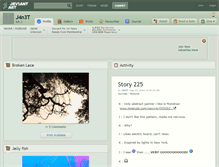 Tablet Screenshot of j4n3t.deviantart.com