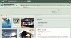 Desktop Screenshot of photoshop-alliance.deviantart.com