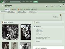 Tablet Screenshot of nathanoox.deviantart.com
