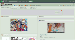 Desktop Screenshot of capricornblue.deviantart.com