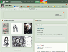 Tablet Screenshot of herana-01.deviantart.com