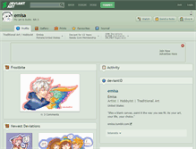 Tablet Screenshot of emisa.deviantart.com