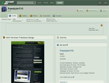 Tablet Screenshot of freestyler510.deviantart.com