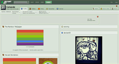 Desktop Screenshot of comande.deviantart.com